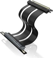 EZDIY-FAB „PCI Express 4.0“ 16x vaizdo plokštės adapterio kabelis, „PCIE Gen4“ didelės spartos kabelis, 90 laipsnių kampu – 170 mm