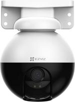 EZVIZ 2K WLAN IP PT kamera, lauko kamera su dirbtinio intelekto asmens aptikimo funkcija, aktyviąja gynyba, 30 metrų spalvotu naktiniu matymu, 340° posvyriu/80° pakreipimu ir SD kortelės lizdu, C8W Pro