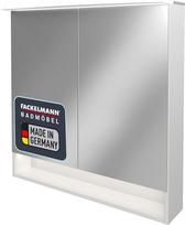 FACKELMANN B.Style LED veidrodinė spintelė su amortizuotais vyriais Matmenys (plotis x aukštis x gylis) Apie 80 x 81,2 x 15,3 cm Aukštos kokybės spintelė su veidrodžiu ir apšvietimu vonios kambariui / kūnui: Balta