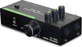 Fafeicy Profesionalus MM MC Phono Preamp su reguliuojamu EQ 5 Pin XLR įvesties išvestis plokštelėms grotuvui Stereofoninis fonografo preampas ES kištukas