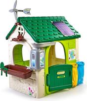 FEBER – „Eco House“, vaikų žaidimų namelis gamtą mylintiems vaikams, skirtas vaikams nuo 2 metų (Famosa 800013004)