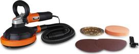 FEIDER SURFACER5 – universali šlifavimo mašina, 1100 W – šlifavimo mašina su 180 mm skersmens disku – šlifavimo mašina su 2 šlifavimo medžiagomis – poliravimo ir deimantinis diskas, dulkių siurblio vamzdelis – D formos rankena – profesionalus įrankis