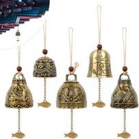 Feng Shui varpeliai, 5 vnt. Palaiminimo varpeliai, Campanula vėjo varpeliai, palaiminimo vėjo varpeliai, Feng Shui varpeliai, Budos vėjo varpeliai, Fenikso vėjo varpeliai, metaliniai, skirti namams ir sodui, kabinami, laimės ir palaiminimo simboliai