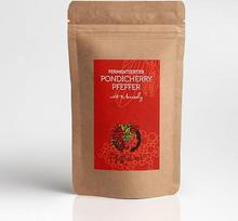 Fermentuoti Pondicherry pipirai, 90 g, intensyviai vaisiniai, aštrūs pipirai Gurmaniški pipirai su jūros druska
