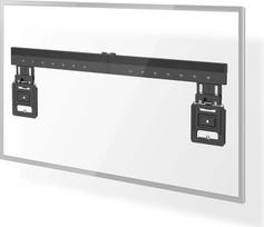 Fiksuotas sieninis televizoriaus laikiklis - 43-100 colių - Didžiausias atraminis ekrano svoris: 75 kg - Mažiausias atstumas nuo sienos: 9,50 mm - Plienas - Juodas