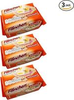 Filinchen Das Crusper-Brot Fibre 3 x 75 g Vaflinė duona su mažu cukraus kiekiu Crispbread Crispbread Snack 3 vnt.