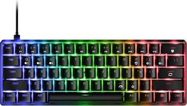 FIODIO 61 klavišų laidinė mechaninė žaidimų klaviatūra su RGB apšvietimu ir akustiniu spragtelėjimo garsu, mėlynaisiais jungikliais, kompaktiška mini kompiuterio klaviatūra, skirta „Windows“ žaidimų kompiuteriams, F-DB21