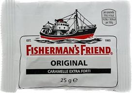 FISHERMAN'S „Extra Forte Busta Bianca“, 24 vnt. – originalus, stiprus mentolio ir eukalipto saldainis, stipriausias iš visų, turintis vos 4 kalorijas