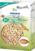 FLEUR ALPINE Ekologiška kūdikių avižų košė Vakarinė avižų košė Kūdikių avižų košė Maistinga košė Lengvai paruošiama grūdų košė 5+ mėn. be pridėtinio cukraus 7 porcijos