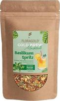 FLORAGOLD - Cold Brew Basil Spritz - Mocktail (be alkoholio) - mažai cukraus ir kalorijų - šalta arbata