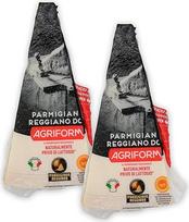 Food-United Parmigiano Reggiano DOP Parmezanas itališkas Foraggio-Italiano kietasis sūris, 2 x 0,2 kg, originalus, brandintas daugiau kaip 18 mėnesių, skirtas tarkuoti, aštraus aromato