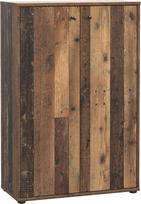 FORTE Tempra 2 komoda su 2 durelėmis, inžinerinė mediena, senovinio stiliaus, 73,7 x 111,1 x 34,8 cm (plotis x aukštis x gylis)