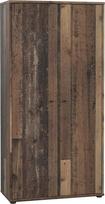 FORTE „Tempra 2“ komoda su 2 durelėmis, iš inžinerinės medienos, senos medienos „vintage“ stiliaus, 73,7 x 149,5 x 34,8 cm (plotis x aukštis x gylis)