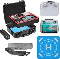 FPVtosky DJI Mini 5 Pro priedų rinkinys, dronų priedų rinkinį sudaro dviejų sluoksnių dėklas, nusileidimo aikštelė, dirželis, ekrano apsauga, apsauga nuo saulės, skirta DJI Min 5 Pro (5-in-1)