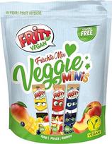FRITT Vegan Fruit Mix Minis 135 g, 100 % veganiški, 3 skirtingų skonių kramtomieji saldainiai
