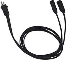 Fromann 2-poliger Y-Splitter-Stromkabel, Liegestuhl, 120 cm, Verlängerungskabel, Anschluss von 2 Motoren an 1 Netzteil für elektrische Liegestühle und Hubstühle