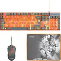 FRTEC – „Dragon Ball Super“ rinkinys: klaviatūra + pelė + pelės kilimėlis (suderinamas su kompiuteriais) QWERTY