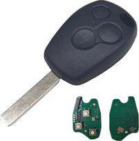 FSK 433 MHz atsarginis nuotolinio valdymo pultas, skirtas „Dacia Duster“, „Logan“ ir „Twingo“ modeliams | 3 mygtukų automobilio nuotolinio valdymo pulto korpusas su 4A PCF7961M mikroschema ir VA2 raktu, automobilio raktų korpusas, skirtas „Symbol“, „Twing