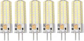 FTVOGUE 6 vnt. GY6.35 LED lempučių rinkinys, 72 LED, „kukurūzų“ formos lemputės, 7 W, AC/DC, 12 V, 700 LM, skirtos pakabinamiesiems šviestuvams ir lubiniams šviestuvams (#1)
