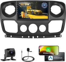 Fuluku 4+64G Android Autoradio für Renault Master 3 III Opel Movano B Nissan NV400 mit Wireless Carpaly&Android Auto, 10,1'' IPS Touch Screen Radio mit Bluetooth 5.0/GPS/Rückfahrkamera/FM/WiFi/SWC