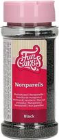FunCakes Nonpareils Juodi tortų pabarstukai Puikus skonis Puikiai tinka tortams puošti 80g