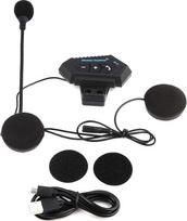 Fydun Bluetooth Headsets 1 Pair Motorcycle BT Headset Headphone Speaker Support Handsfree Intercom Bluetooth Motorcycle Communication with Radio