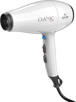 GA.MA Italy Professional, Haartrockner Classic Ion weiß, 2200 W, AC-Motor, Ion Plus Anti-Frizz-Technologie, 6 Trocknungskombinationen, abnehmbarer Filter, 2 Aufsätze und Diffusor inklusive