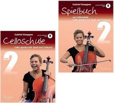 Gabrielio Koeppeno „Violončelės mokyklos“ vadovėlis Nr. 2 + grojimo knyga Nr. 2 su garso įrašais internete iš serijos „Grojimas su malonumu ir fantazija“ (ISBN 9783795799953, 9783795721954) + „Soundman®“ smala (pradedančiųjų rinkinys)