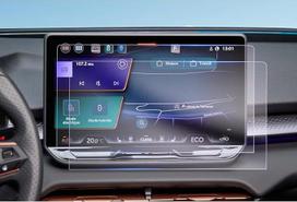GAFAT [2 pakuotės] Suderinama su "Cupra Terramar 2025 2026 Hybrid/Plug-in Hybrid 12,9 colių navigacijos apsaugine plėvele, "Terramar" 12,9 colių jutiklinio ekrano nano ekrano apsauga, 6H apsauga nuo įbrėžimų