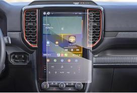 GAFAT, suderinama su „Ford Ranger T9“ (2024, 2025, 2026 m.) – 12 colių navigacijos apsauginė plėvelė, stiklinis ekrano apsauginis sluoksnis, skirtas „Ranger Wildtrak X Raptor“ modeliams su 12 colių „Sync 4“ jutikliniu ekranu, atspari smūgiams, 9H atsparum