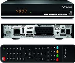 Galingas „SRT 7007“ skaitmeninis HD palydovinis imtuvas su ekranu (nemokamos transliacijos, HDTV, HDMI, Ethernet, USB medijos grotuvas, SCART) Juodos spalvos