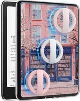 Galinio dangtelio dėklas, skirtas naujajam 7 colių „Kindle Paperwhite“ 12-osios kartos 2024 m. modeliui ir „Kindle Colorsoft Signature Edition“ modeliui, suderinamas su „PopSockets“ laikikliais