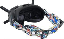 Galvos juostų rinkinys: reguliuojamos galvos juostos, skirtos „DJI FPV Goggles V2“ ausinėms ir kitų gamintojų VR ausinėms – dronų priedai