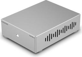 GaN Mono 300 W D klasės monofoninis galios stiprintuvas su XLR/TRS ir RCA jungtimis, sidabrinis