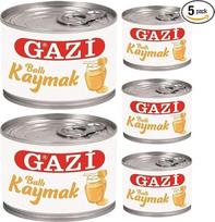 Gazi Honey Cream 100% karvės pienas 150 g x 5 vnt. su "Pufai" Maisto prekių parduotuvė