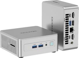 GEEKOM AE8 AI Mini PC su AMD Ryzen 7 8845HS, 32GB DDR5 ir 512GB SSD | (8 branduoliai, 16 srautų, iki 5,1 GHz), AMD Radeon 780M / „Wi-Fi 6E“ / „Bluetooth 5.2“ / 4 ekranai kūrybai / biurui / namams