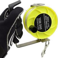 Generico Angelrolle für Seil, 88 m, robustes Nylonseil, verstellbar, ergonomisch, Spule für Paracord, für Unterwasser-Schnorcheln, Boot, für Damen und Herren
