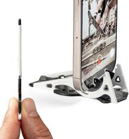 GEOMETRINIS kišeninis trikojis PROv2 - kortelių formato stovas iPhone, Panda White Universal Kit