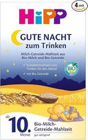 Geros nakties pieno kruopų miltai gerti (4 x 525 g), nuo 10 mėnesio, su vertingais vitaminais ir mineralais, gerai užpildantys, geriausios ekologiškos kokybės