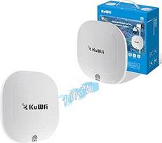 Gigabitinis "taškas-taškas" WLAN tiltas lauke, "KuWFi Point to Point Wifi" tiltas 10 KM tinklo išplėtimui ir IP kamerai, 17 dBi kryptinis radijo WLAN su 2 1000Mbps prievadais ir PoE adapteriu, 2 vnt.