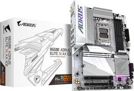 GIGABYTE B650E AORUS Elite X AX Ice pagrindinė plokštė – AMD Ryzen 9000 serija, 12+2+2 fazių VRM, iki 8000 MHz DDR5 (OC), 1xPCIe 5.0 + 2xPCIe 4.0 M.2, 2,5GbE LAN, „Wi-Fi 6E“, USB 3.2 Gen 2
