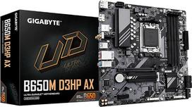 GIGABYTE B650M D3HP AX pagrindinė plokštė – AMD Ryzen 9000 serija, 5+2+2 fazių VRM, iki 7600 MHz DDR5 (OC), 2x PCIe 4.0 M.2, 2,5GbE LAN, „Wi-Fi 6E“, USB 3.2 Gen 1