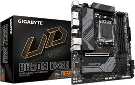 GIGABYTE B650M DS3H pagrindinė plokštė – AMD Ryzen 9000 serija, 6+2+1 fazių VRM, iki 8000 MHz DDR5 (OC), 2x PCIe 4.0 M.2, 2,5GbE LAN, USB 3.2 Gen 2