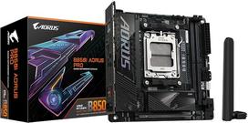 GIGABYTE B850I AORUS PRO pagrindinė plokštė – palaiko AMD Ryzen 9000 serijos procesorius, 8+2+1 fazių skaitmeninį VRM, iki 8400 MHz DDR5 (OC), 1xPCIe 5.0 + 1xPCIe 4.0 M.2, 2,5 LAN, „Wi-Fi 7“, USB 3.2 Gen 2