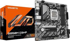 GIGABYTE B850M D3HP pagrindinė plokštė – AMD Ryzen 9000 serijos procesoriai, 5+2+2 fazių skaitmeninis VRM, iki 8200 MHz DDR5 (OC), 1xPCIe 5.0 + 1xPCIe 4.0 M.2, GbE LAN, USB 3.2 Gen 2