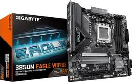 GIGABYTE B850M Eagle WIFI6E pagrindinė plokštė – AMD Ryzen 9000 serijos procesoriai, 8+2+2 fazių skaitmeninis VRM, iki 8200 MHz DDR5 (OC), 1x PCIe 5.0 + 1x PCIe 4.0 M.2, „Wi-Fi 6E“, 2,5GbE LAN, USB 3.2 Gen 2