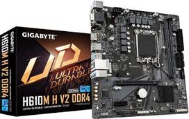 GIGABYTE H610M H V2 DDR4 pagrindinė plokštė – suderinama su 14-osios kartos „Intel Core“ procesoriais, 6+1+1 hibridinis skaitmeninis VRM, iki 3200 MHz DDR4 (OC), 1x PCIe 3.0 M.2, GbE LAN, USB 3.2 Gen 1
