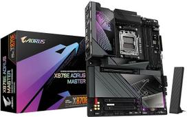 GIGABYTE X870E AORUS Master AM5 LGA 1718, ATX, DDR5, 4 M.2 lizdai, PCIe 5.0, USB4, „Wi-Fi 7“, 5Gb/s LAN, „EZ-Latch“, „Q-Flash“
