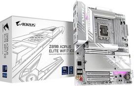 GIGABYTE Z890 AORUS Elite WIFI7 Ice pagrindinė plokštė – palaiko „Intel Core Ultra“ (2-osios serijos) procesorius, 16+1+2 fazių VRM, iki 8800 MHz DDR5 (OC), 1xPCIe 5.0 + 3xPCIe 4.0, „Wi-Fi 7“, 2,5GbE LAN