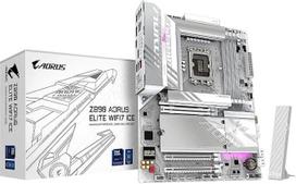 GIGABYTE Z890 AORUS Elite WIFI7 ICE „Intel Core Ultra“ (2 serija) LGA 1851 pagrindinė plokštė, ATX, DDR5, 3x M.2, PCIe 5.0, „Thunderbolt 4“, „WIFI7“, 2,5GbE LAN, „EZ-Latch“